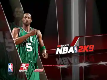 NBA 2K9 (USA) screen shot title